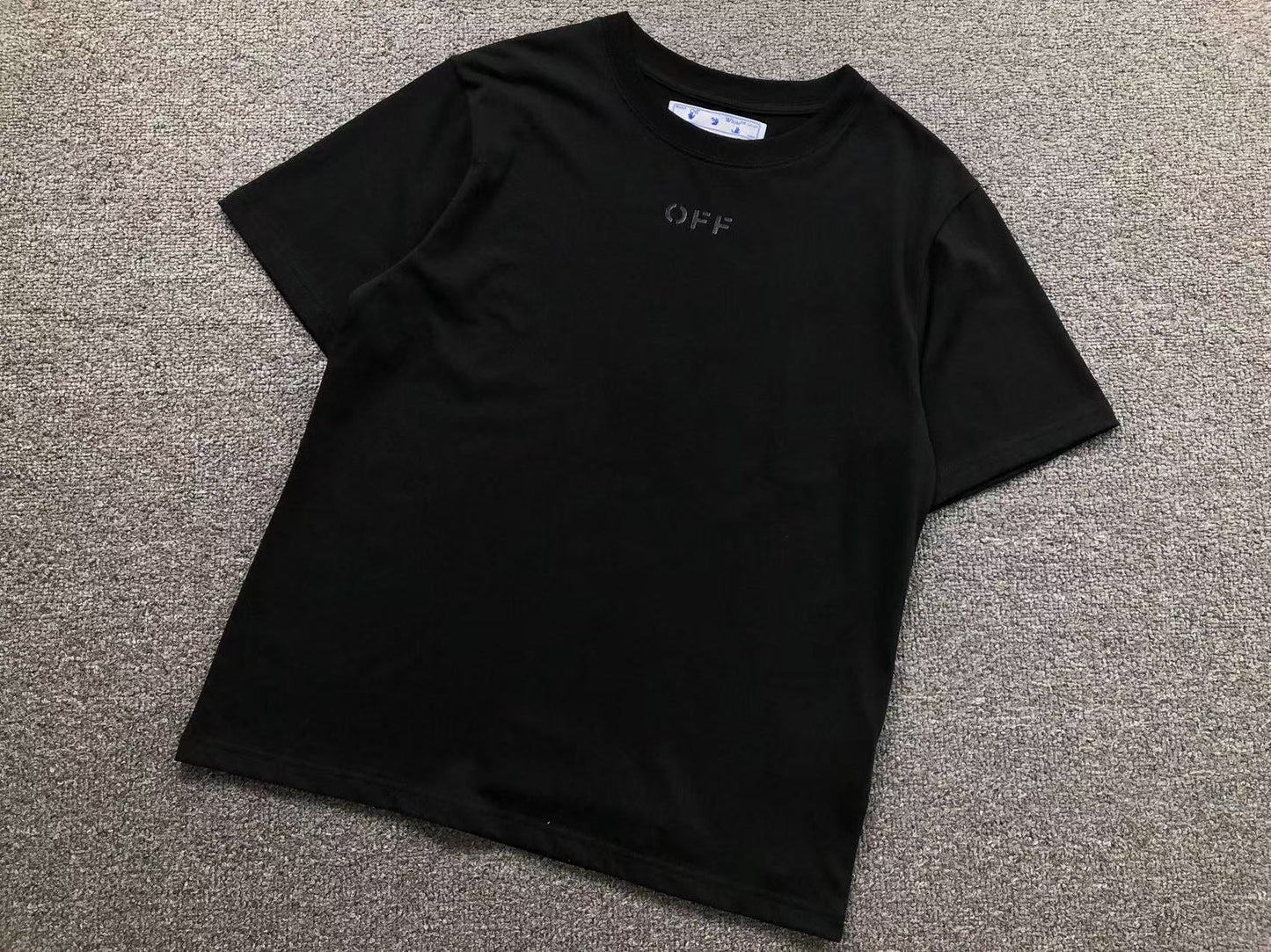 Off White Rubber Arrow Tee Black