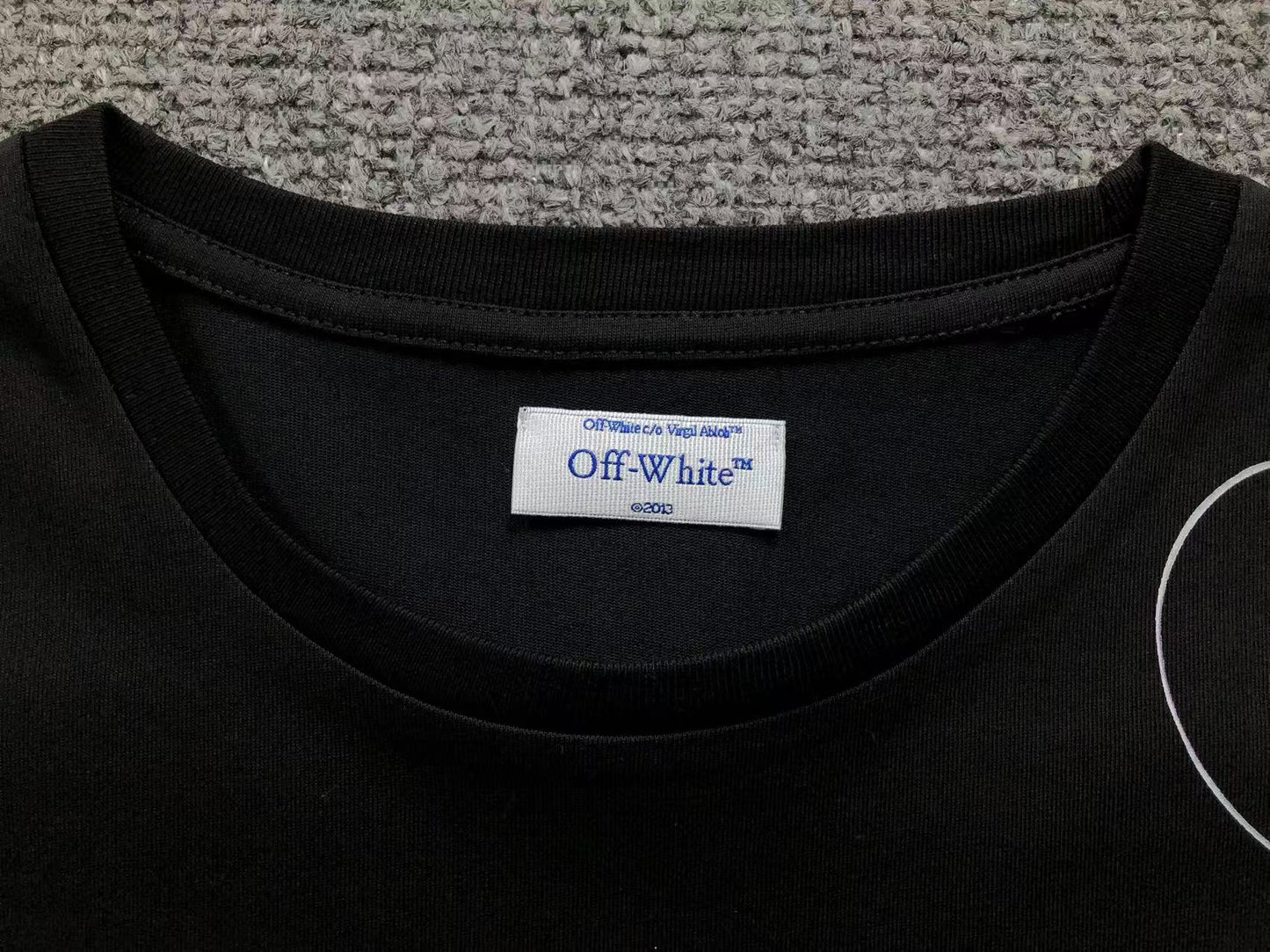 Off White Scan Arrow Tee Black