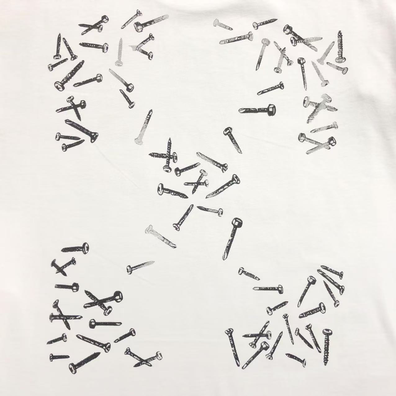 Off White Screws Arrow Tee White