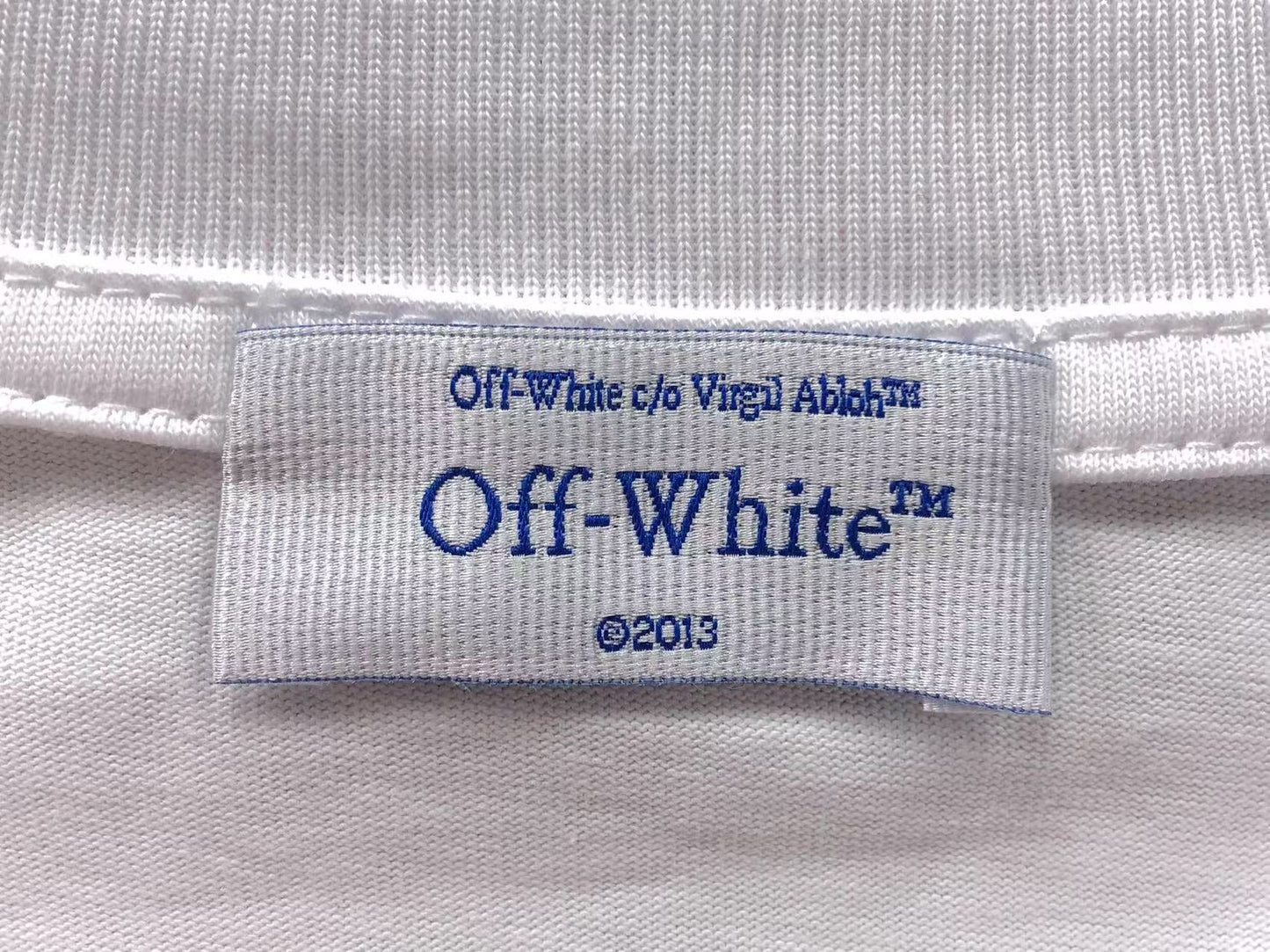 Off White Smile Arrow Tee White