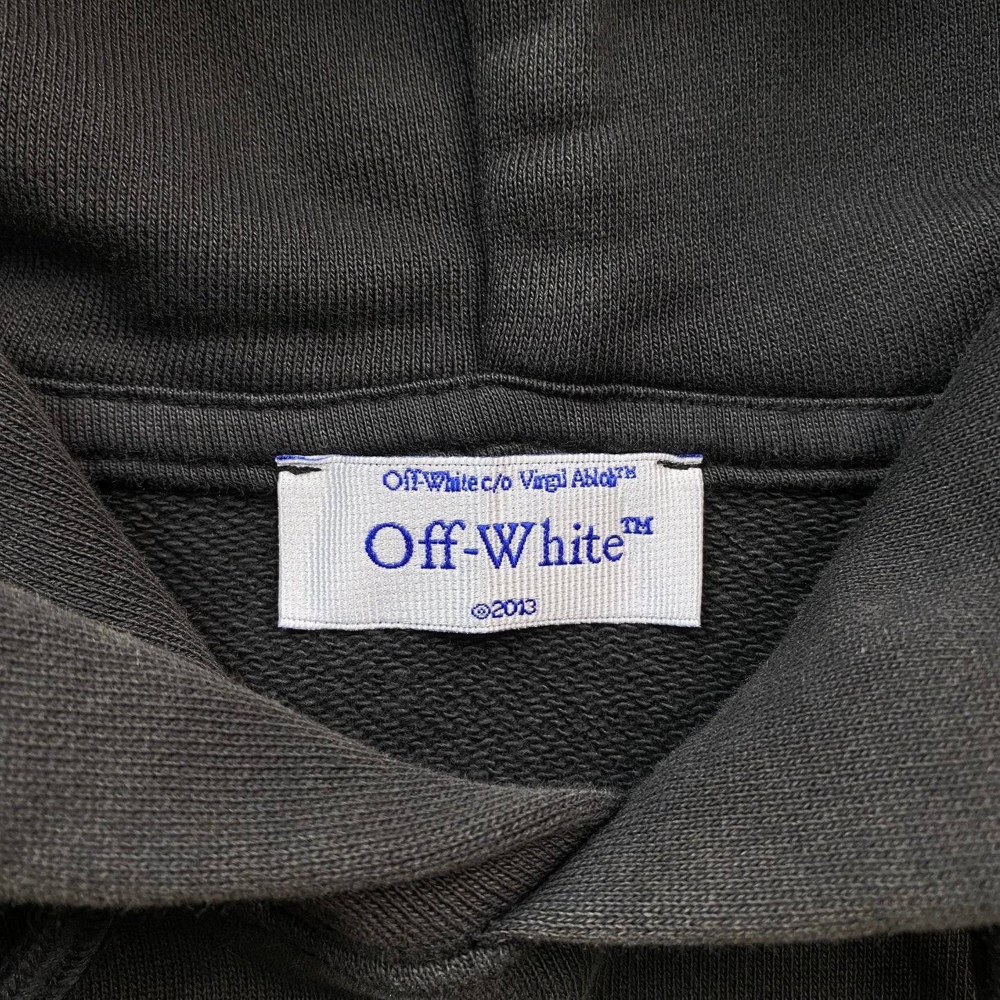 OFF WHITE SUPER MOON HOODIE BLACK