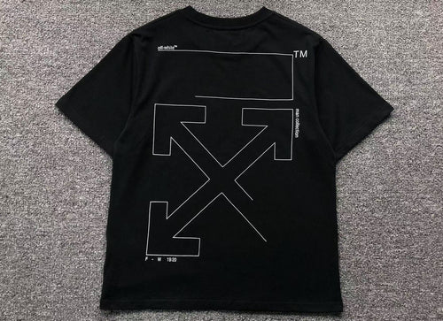 Off White Unfinished Tee Black