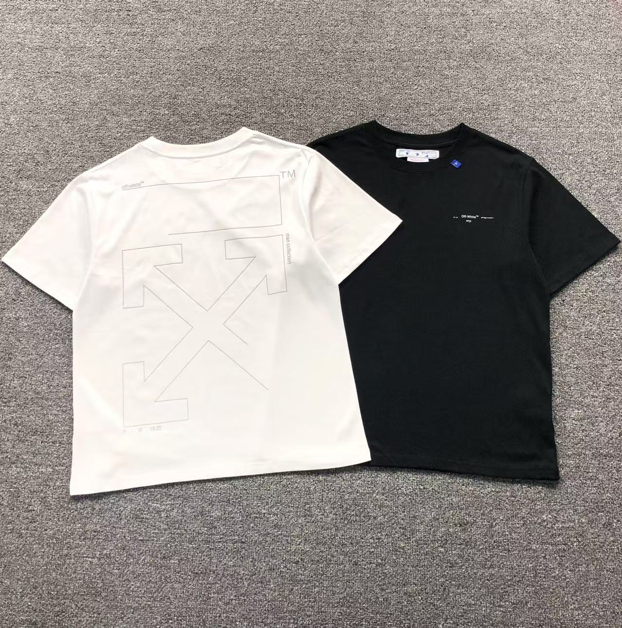 Off White Unfinished Tee White