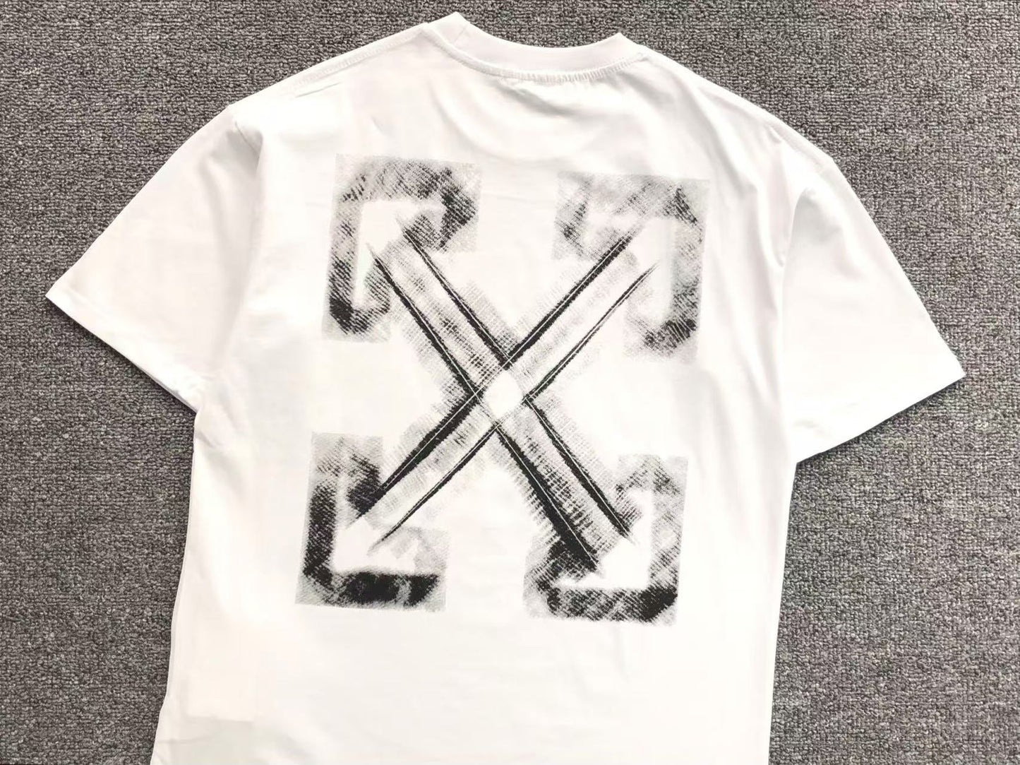 Off White Vibe Arrow Tee White