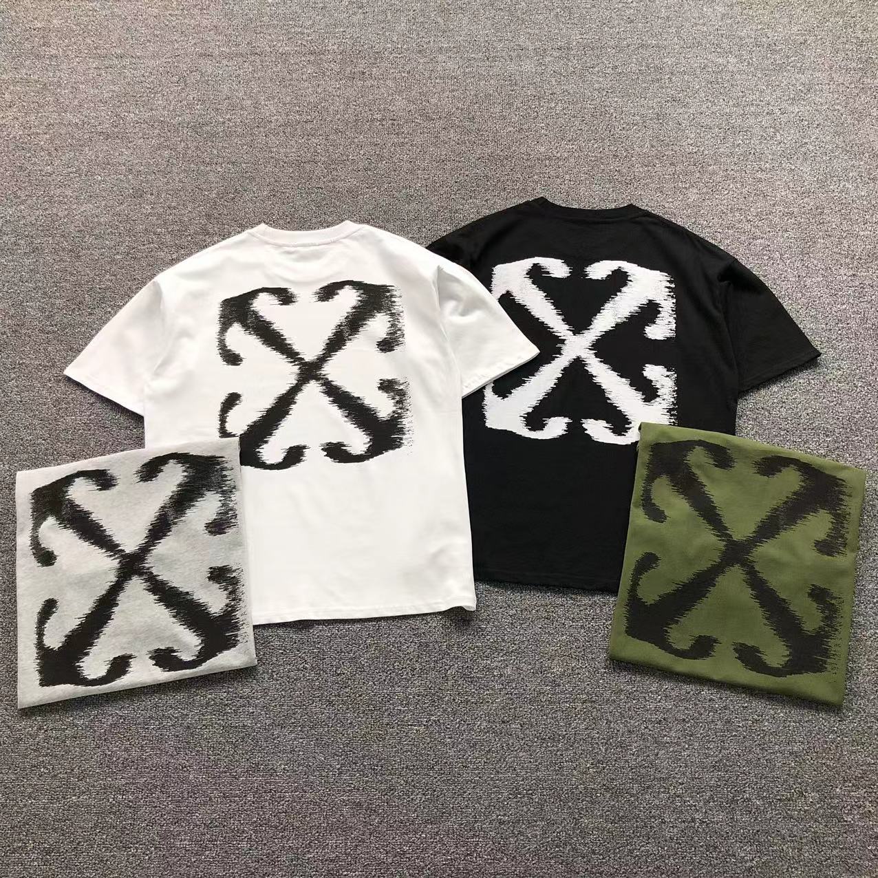 Off White Windy Arrow Tee Grey