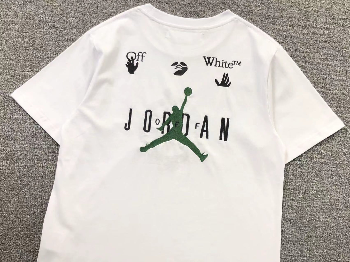 OFF WHITE X AIR JORDAN TEE WHITE