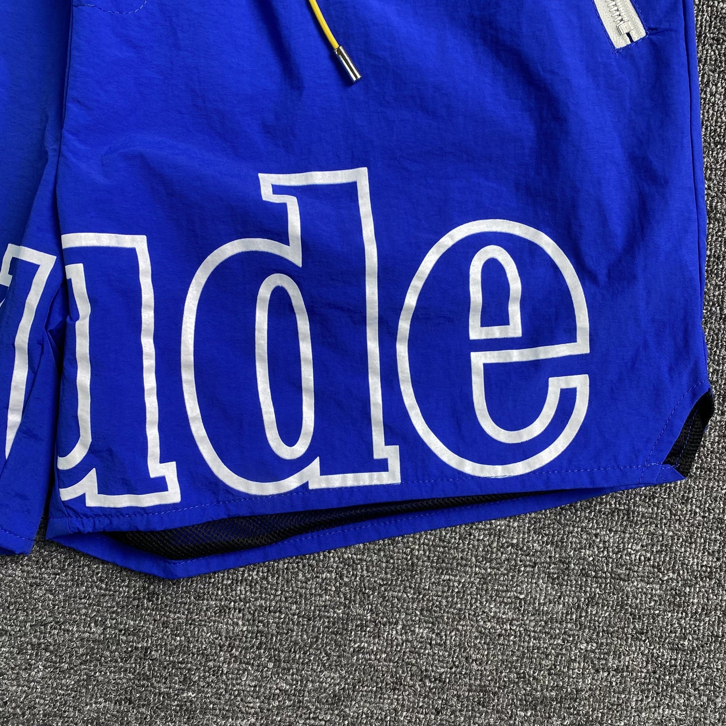 RHUDE RH LOGO SHORTS BLUE