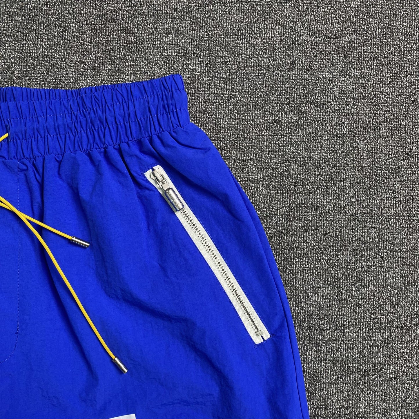 RHUDE RH LOGO SHORTS BLUE