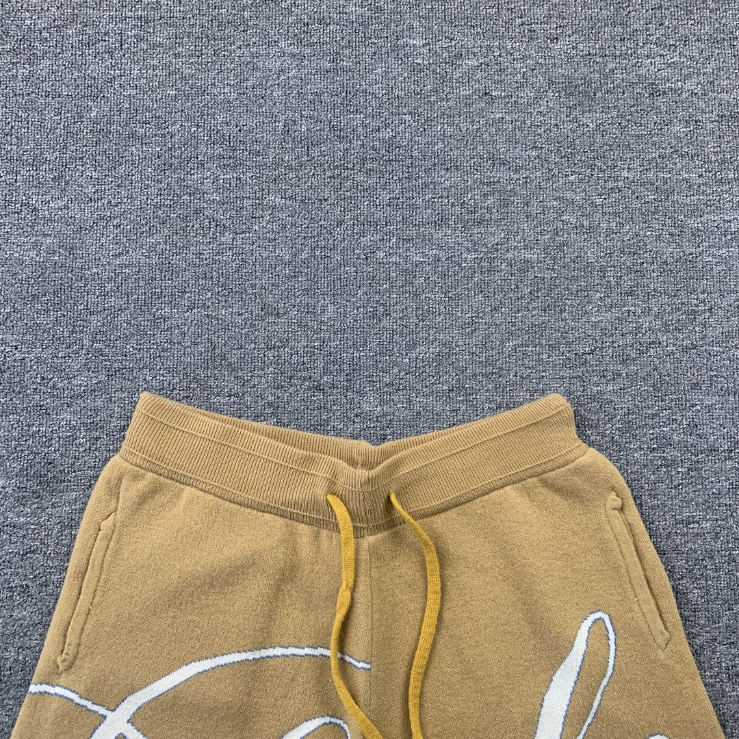 RHUDE SHORTS BEIGE