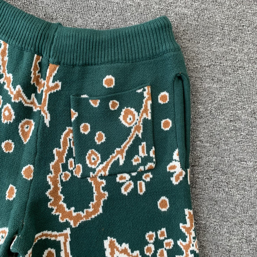 RHUDE SHORTS GREEN