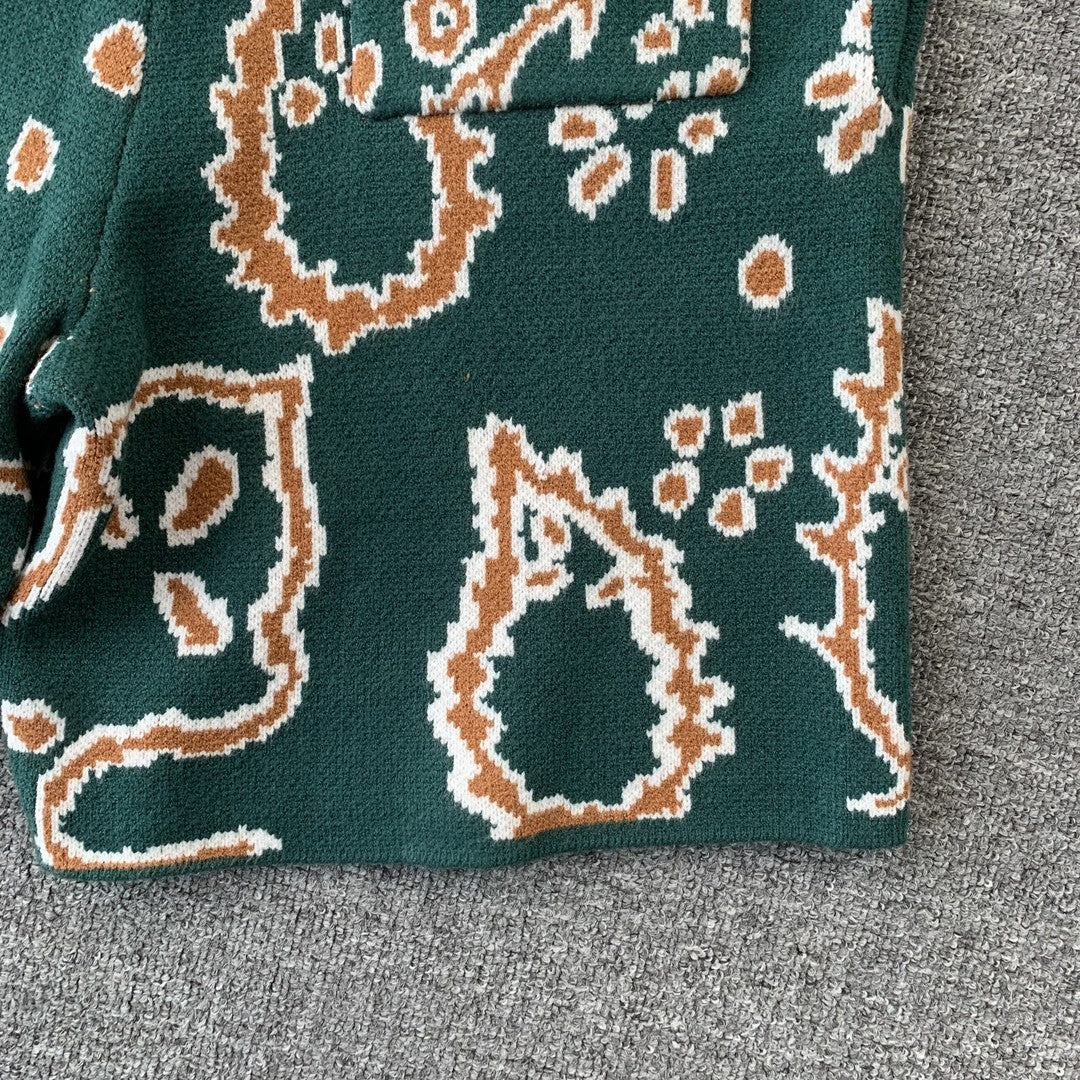 RHUDE SHORTS GREEN