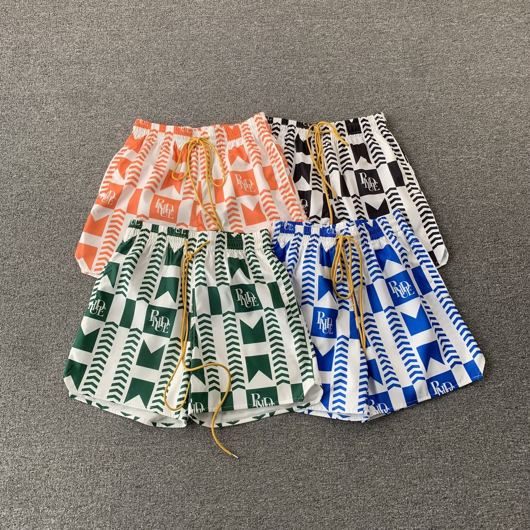RHUDE SHORTS ORANGE