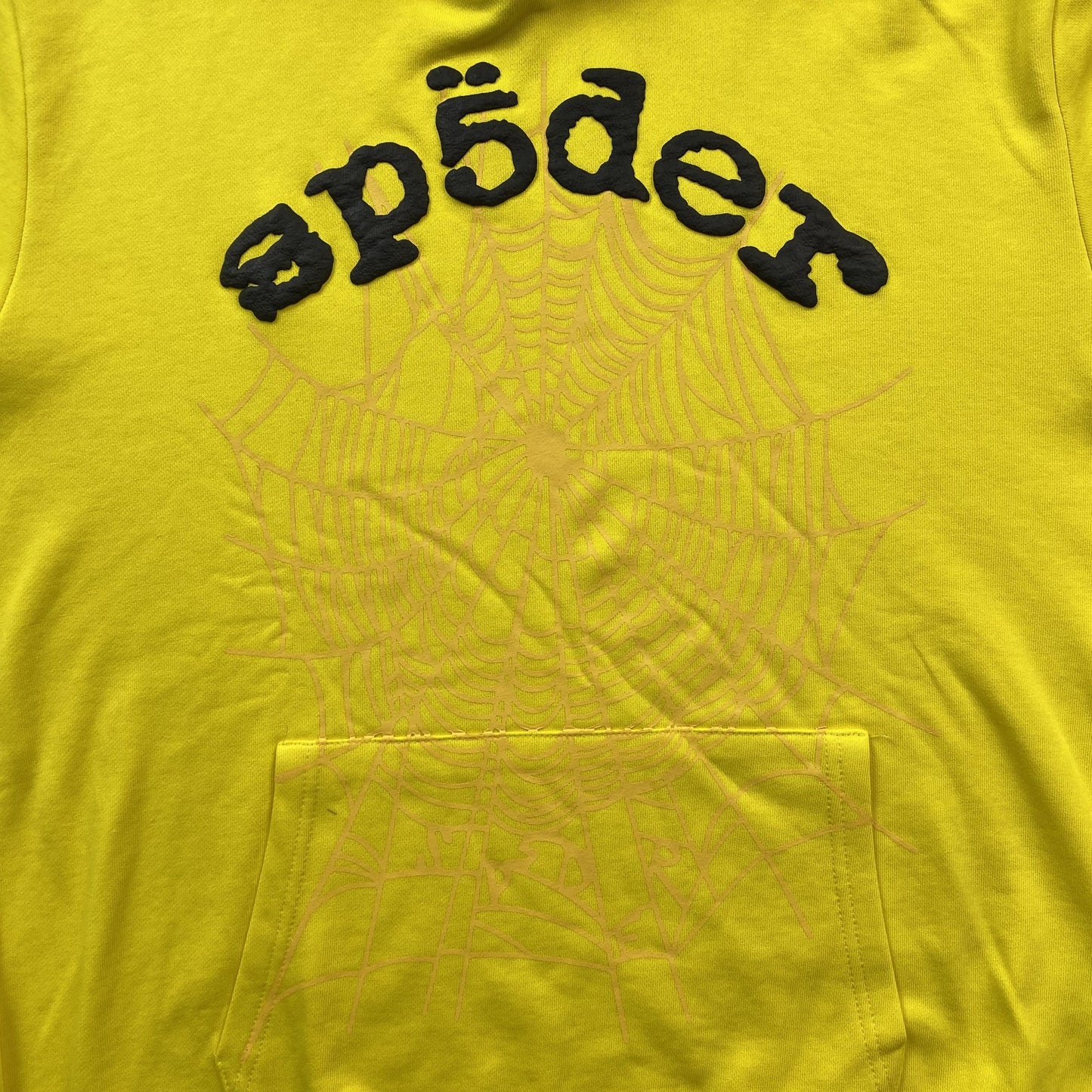SP5DER LEGACY HOODIE YELLOW