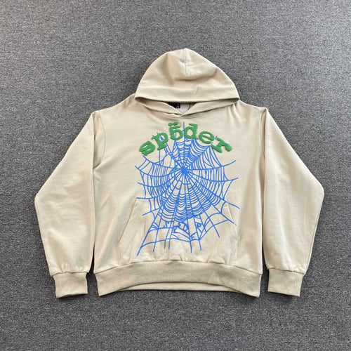 Sp5der OG Web V2 Hoodie Cream