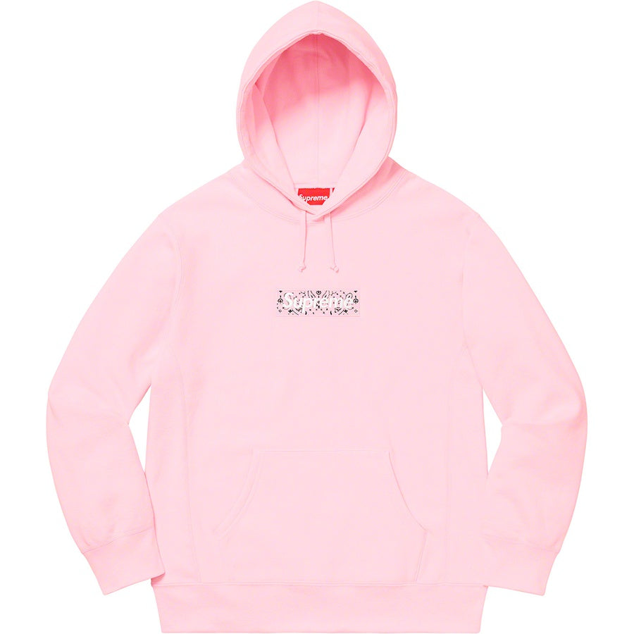SUPREME BANDANA BOX LOGO HOODED SWEATSHIRT
