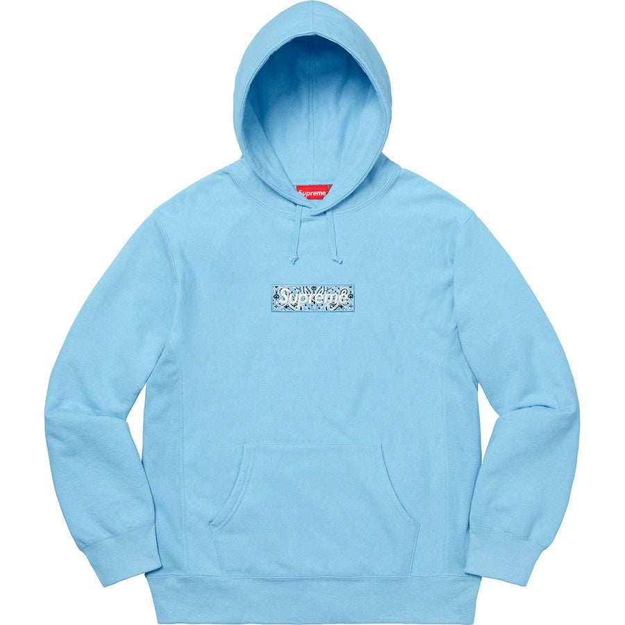 SUPREME BANDANA BOX LOGO HOODED SWEATSHIRT