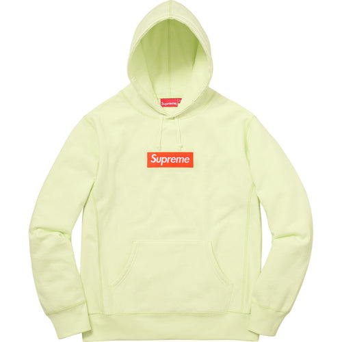 SUPREME BOX LOGO HOODIE (FW17) PALE LIME