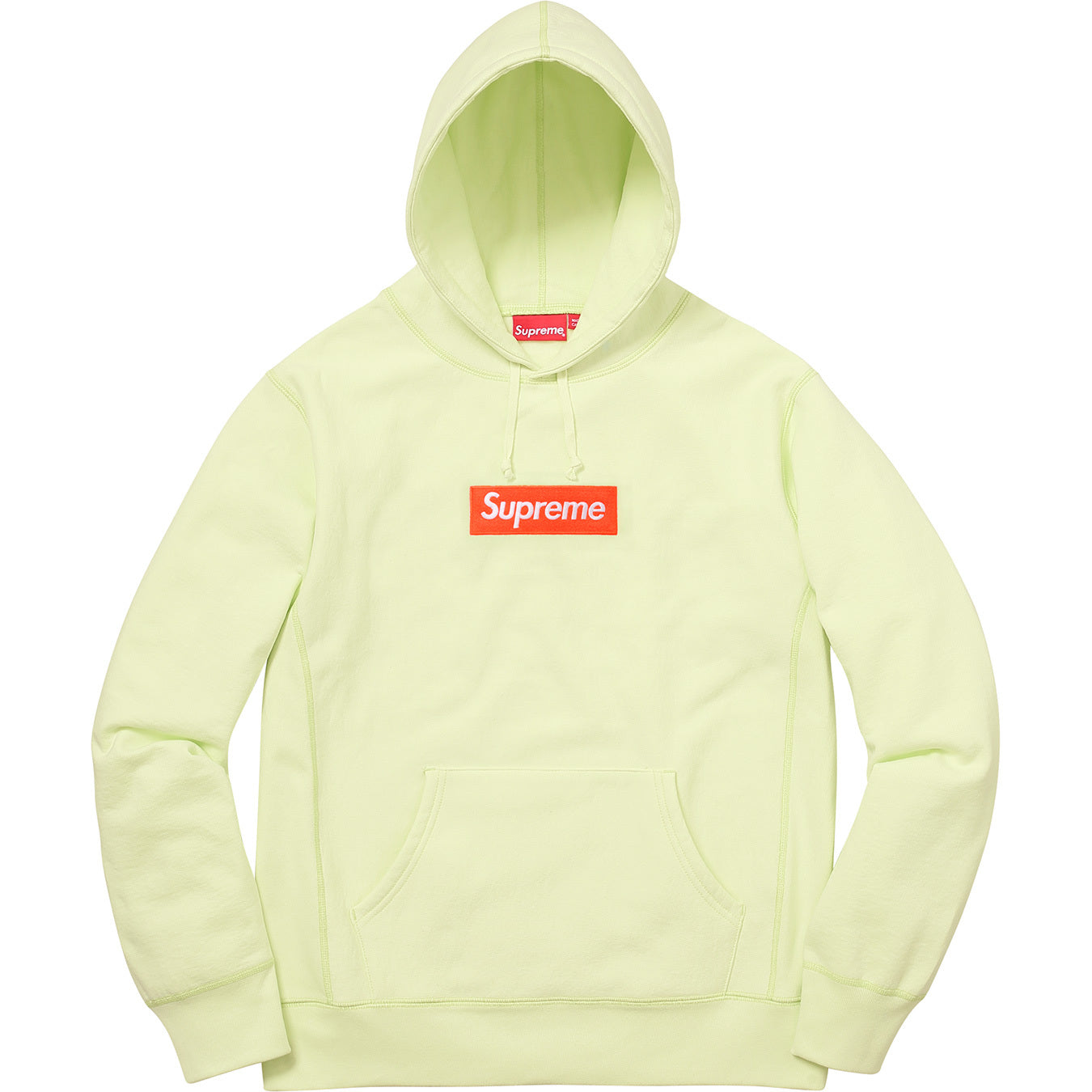 SUPREME BOX LOGO HOODIE (FW17) PALE LIME