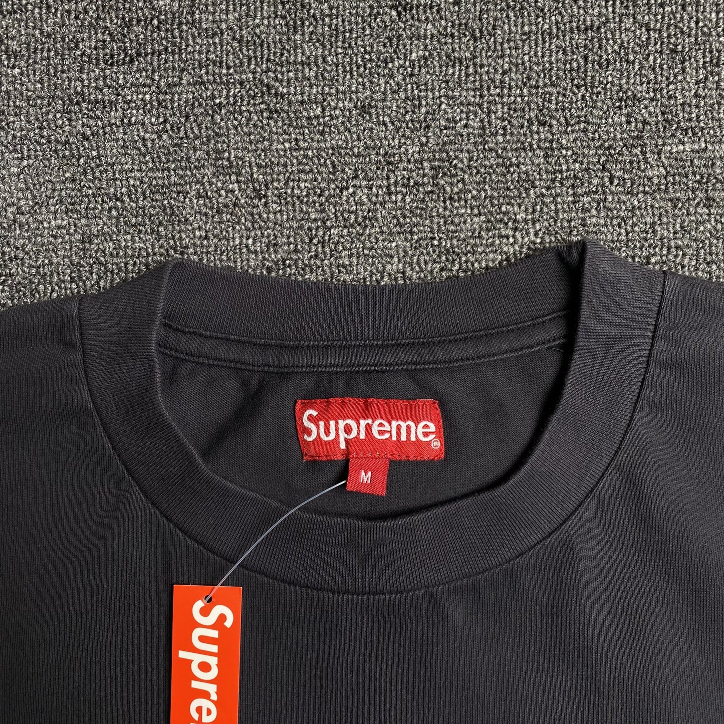 SUPREME CRACKED ARC S/S TOP TEE BLACK
