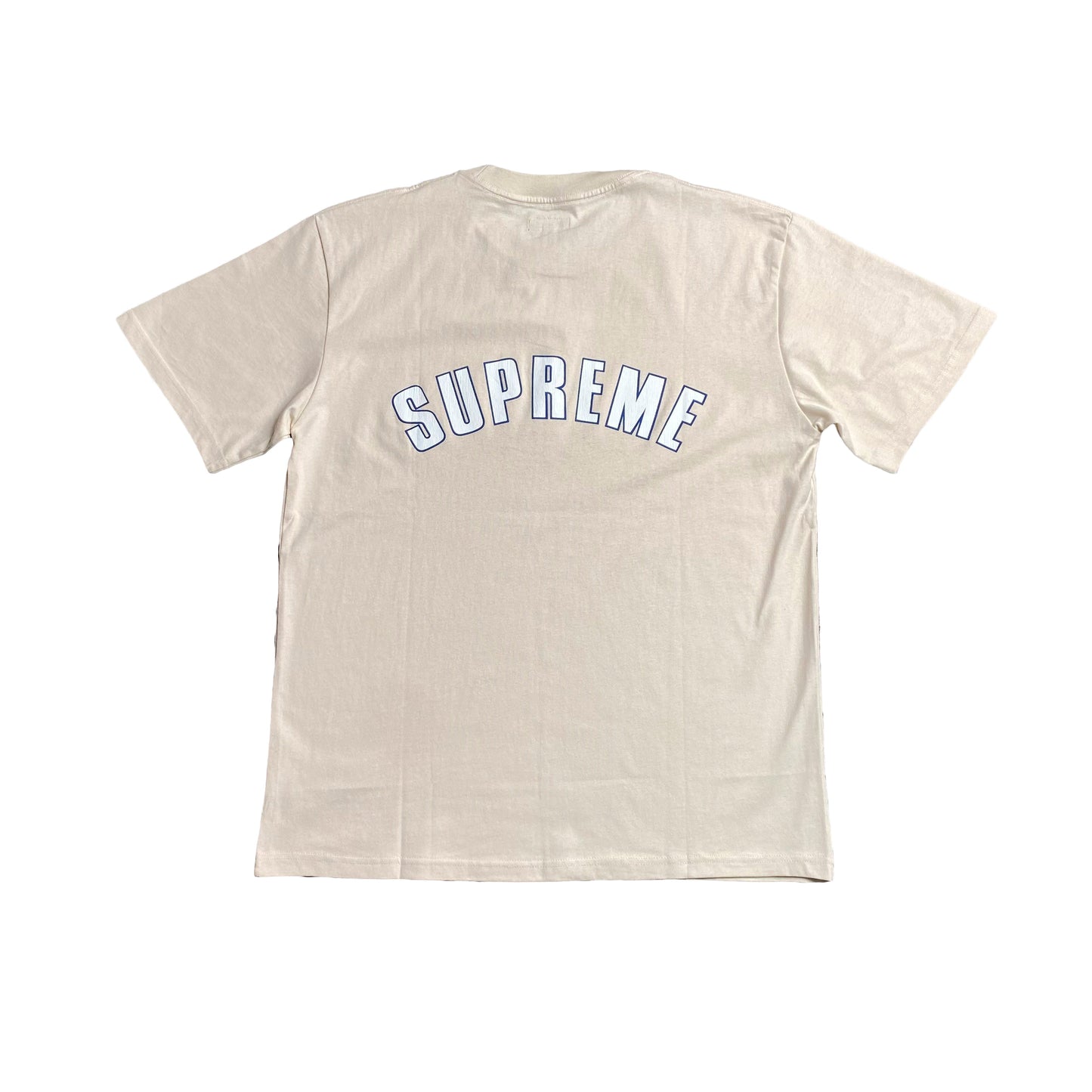 SUPREME CRACKED ARC S/S TOP TEE LIGHT TAN