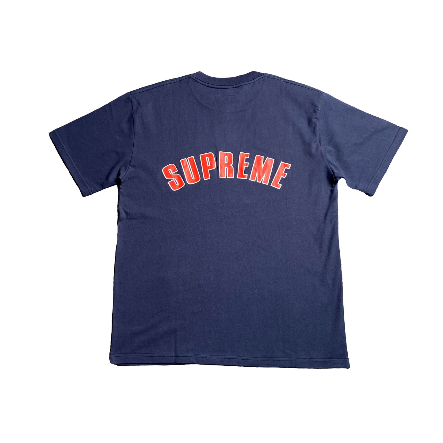 SUPREME CRACKED ARC S/S TOP TEE NAVY