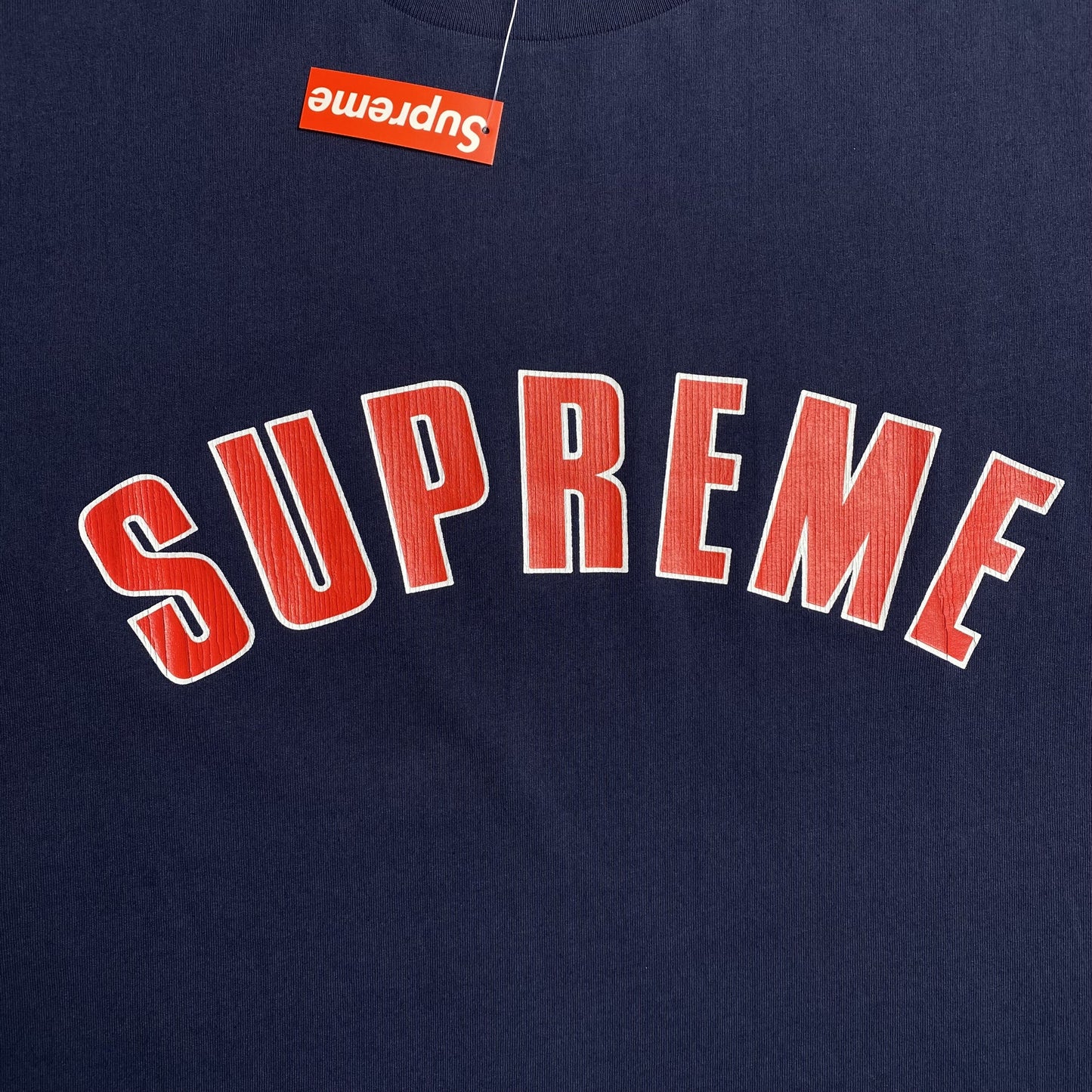 SUPREME CRACKED ARC S/S TOP TEE NAVY