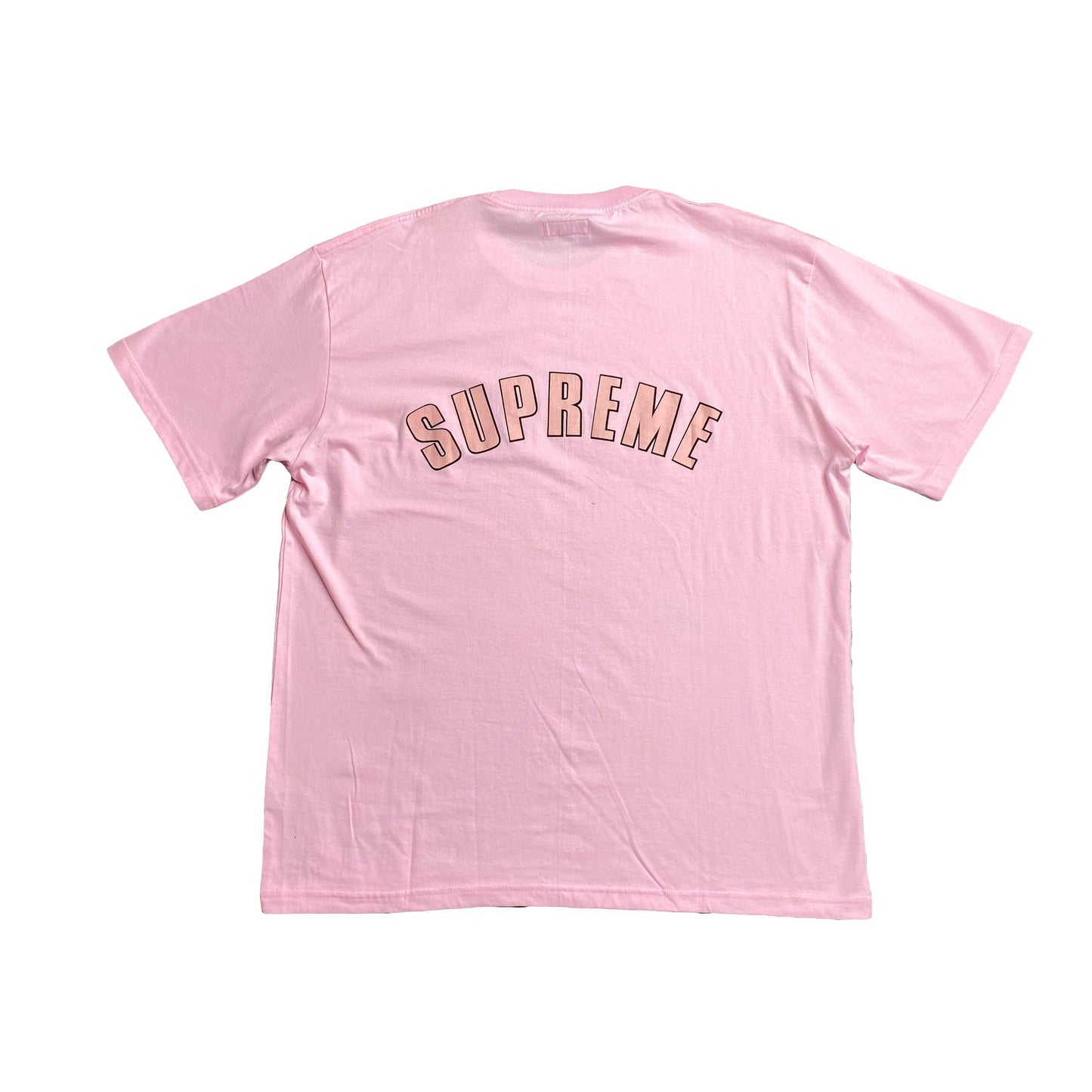 SUPREME CRACKED ARC S/S TOP TEE PINK
