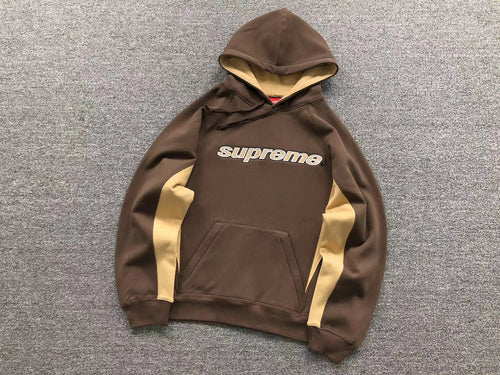 Supreme Division Hoodie Brown