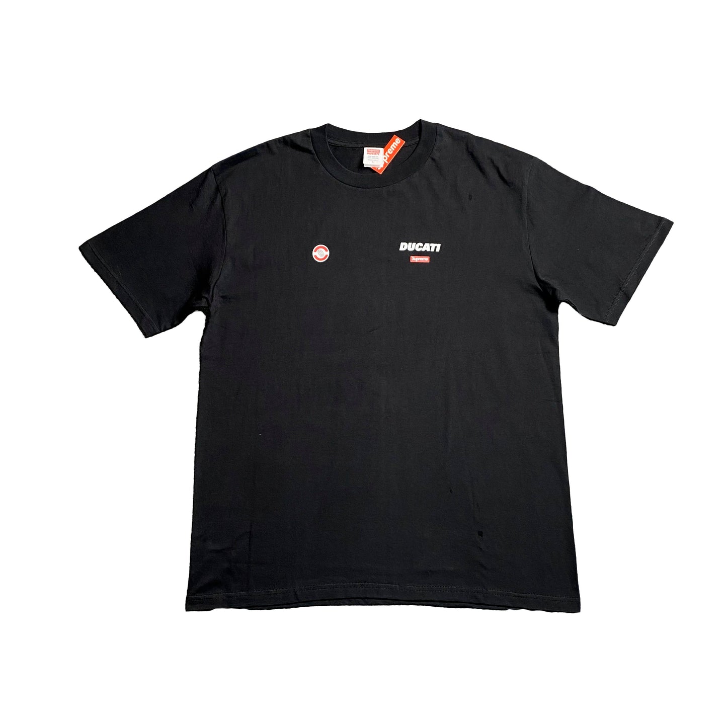 SUPREME DUCATI LOGO TEE BLACK