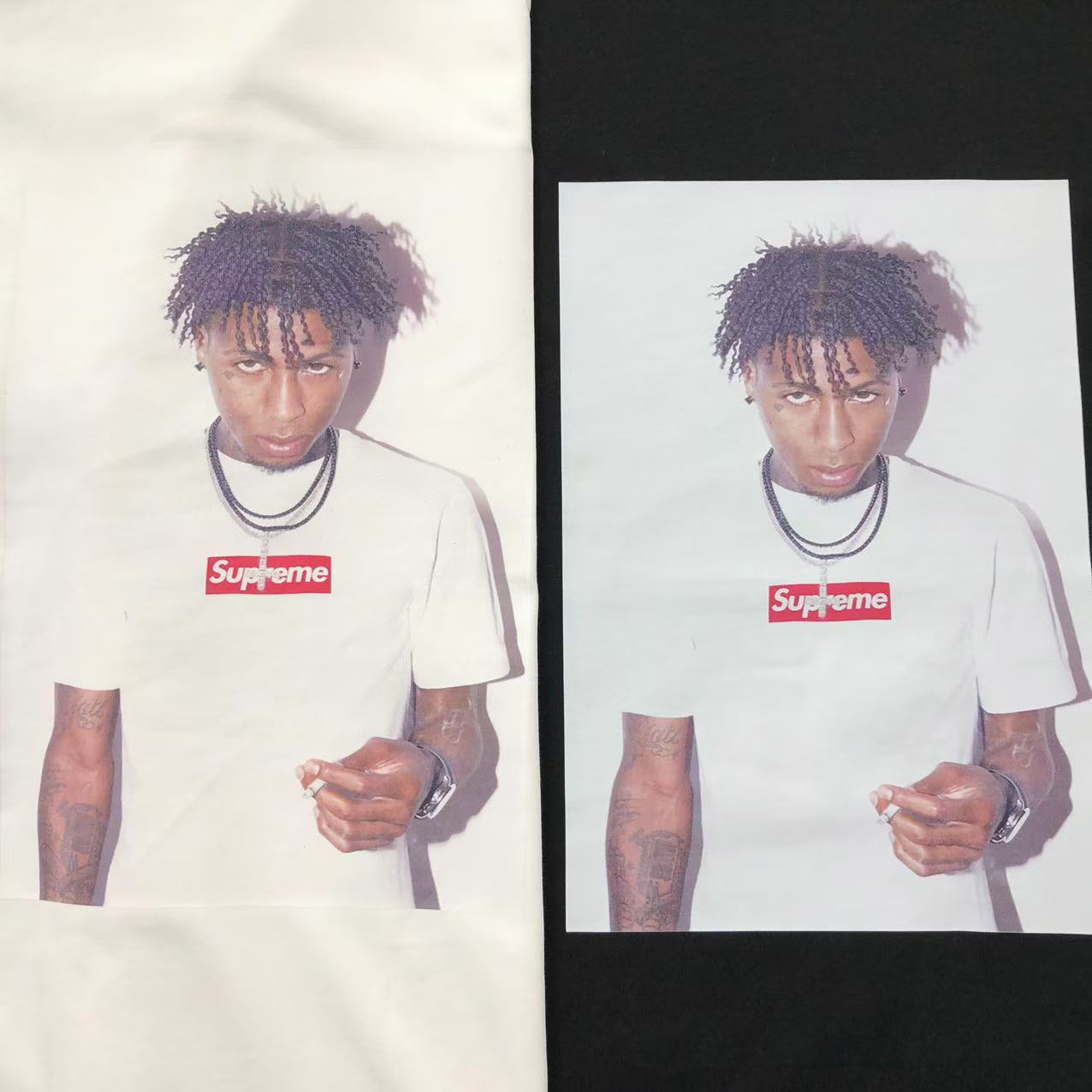 SUPREME NBA YOUNGBOY TEE BLACK