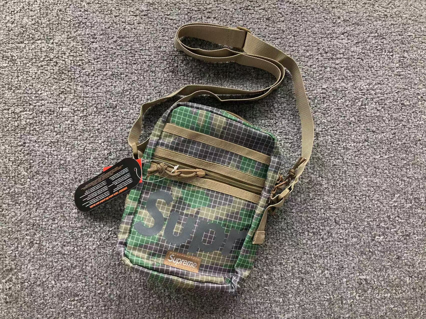 Supreme Shoulder Bag (SS24) Green Camo