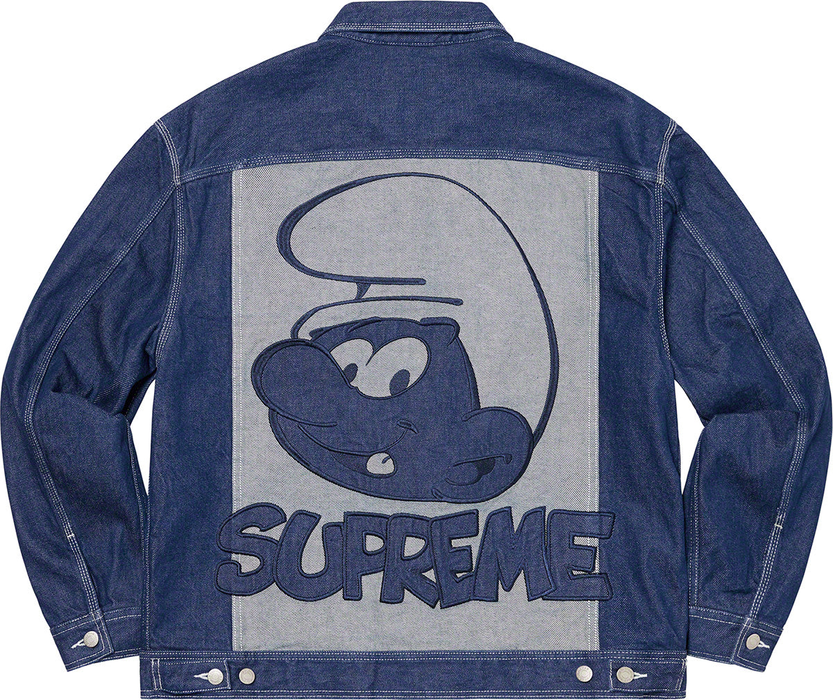 SUPREME SMURFS DENIM JACKET