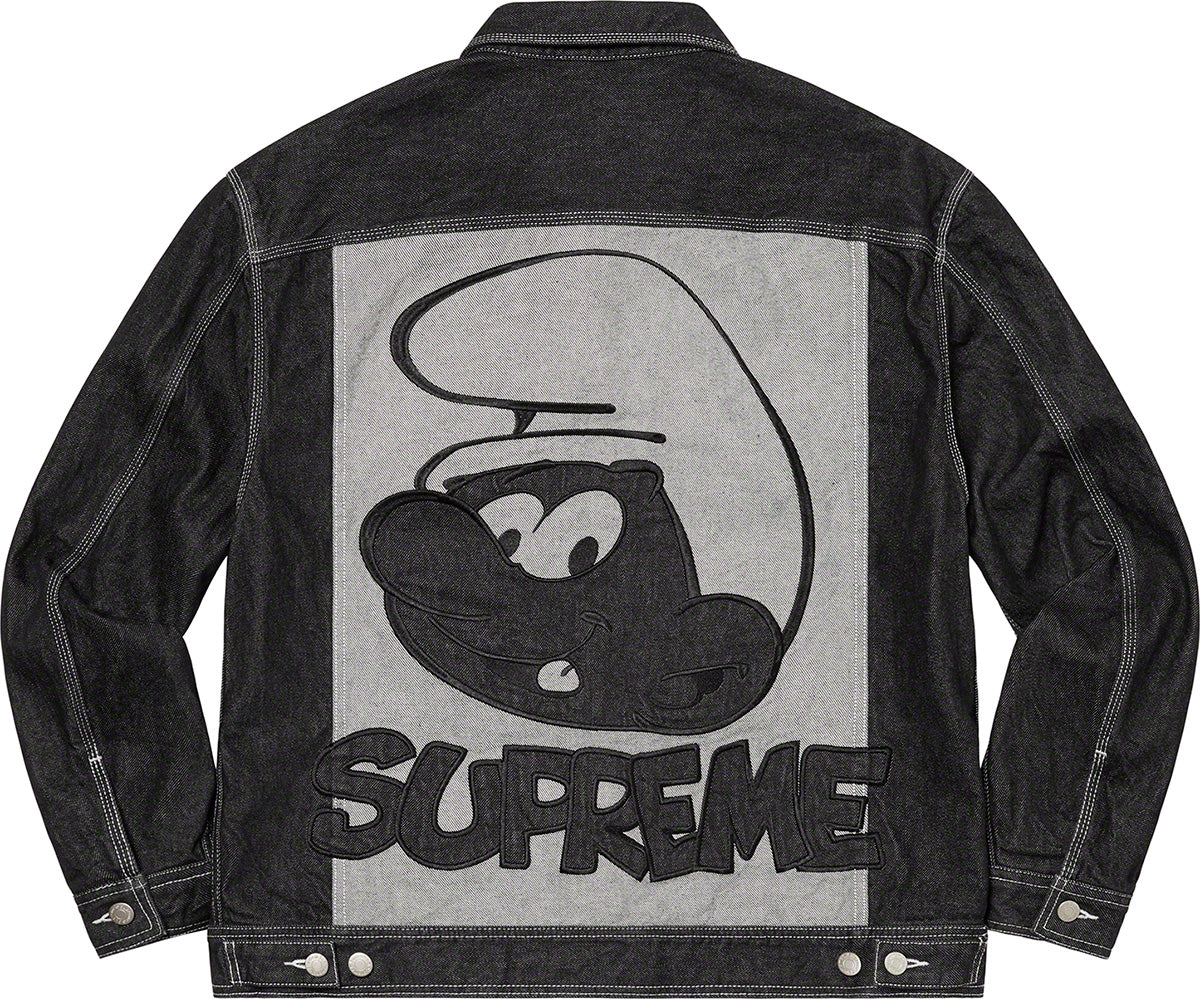 SUPREME SMURFS DENIM JACKET