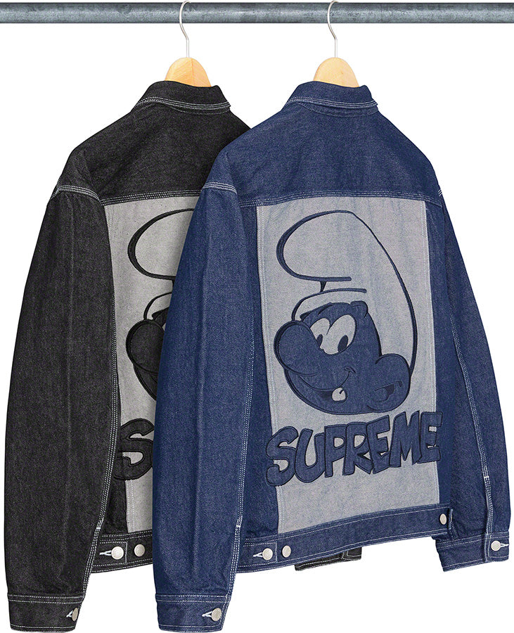 SUPREME SMURFS DENIM JACKET