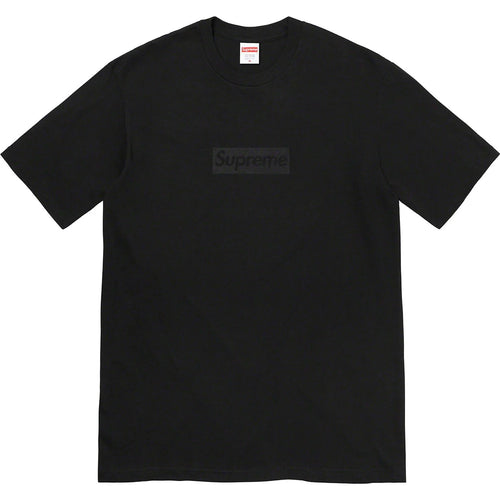 SUPREME TONAL BOX LOGO TEE BLACK
