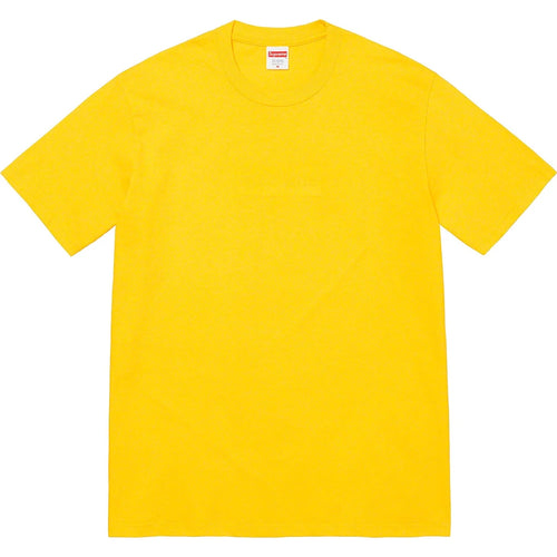SUPREME TONAL BOX LOGO TEE YELLOW