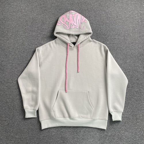 SYNA WORLD SYNA LOGO HOODIE GREY PINK