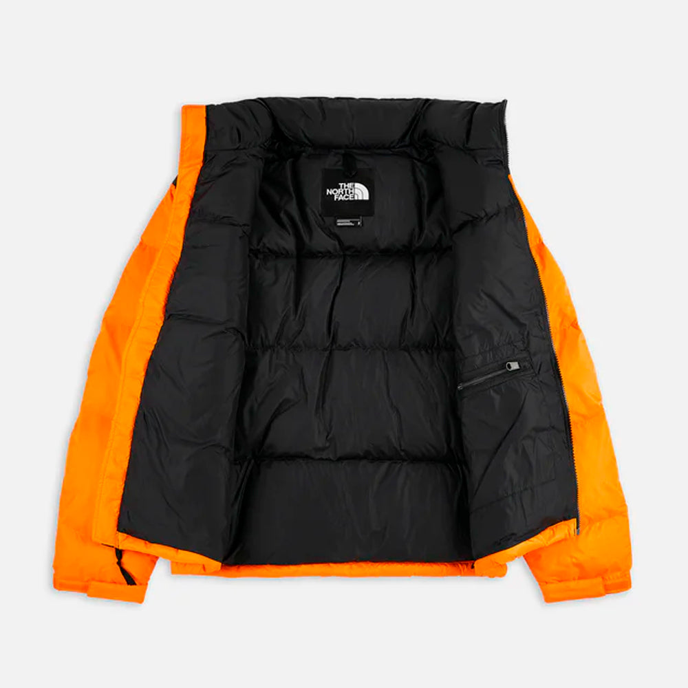 THE NORTH FACE 1996 RETRO NUPTSE 700 FILL PACKABLE JACKET ORANGE