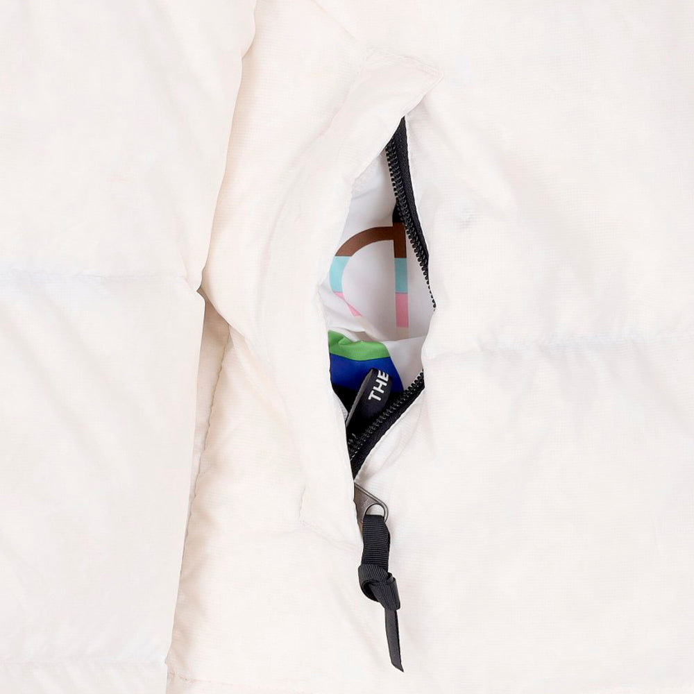 THE NORTH FACE 1996 RETRO NUPTSE 700 FILL PACKABLE JACKET PRIDE WHITE