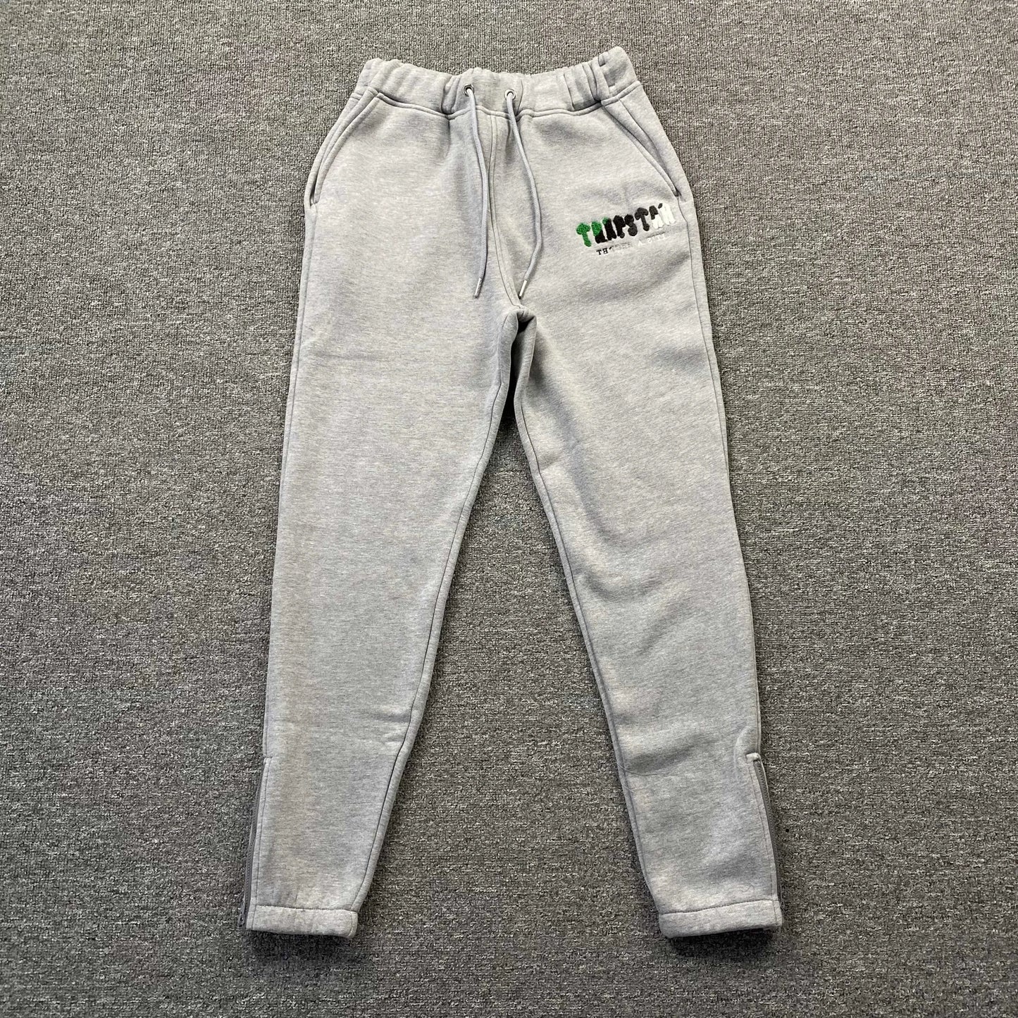 TRAPSTAR CHENILLE DECODED TRACKSUIT GREY GREEN