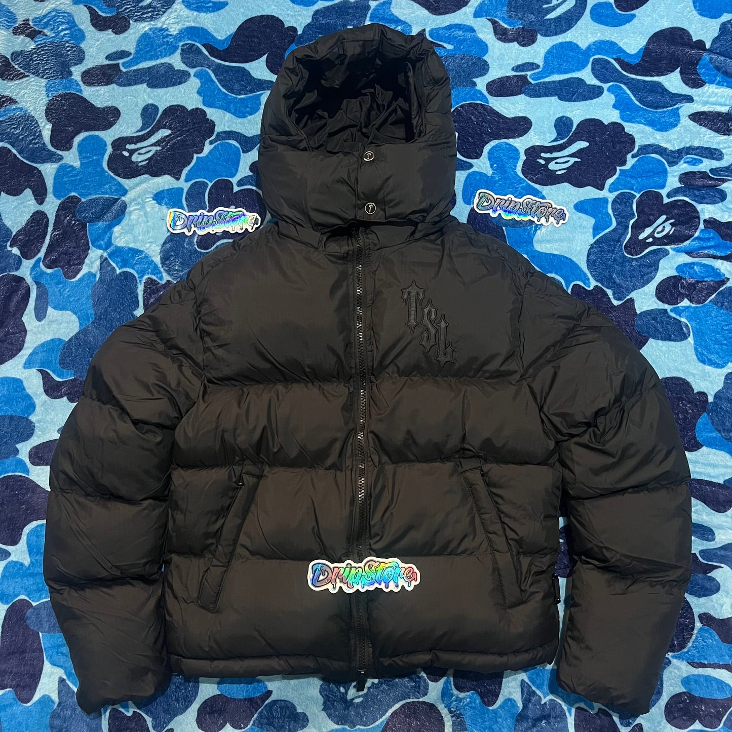 Trapstar Shooters Hooded Puffer Blackout