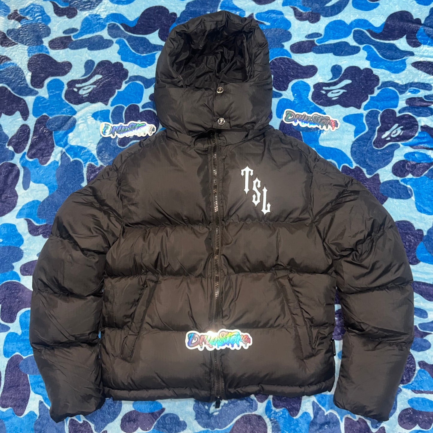 Trapstar Shooters Hooded Puffer Blackout