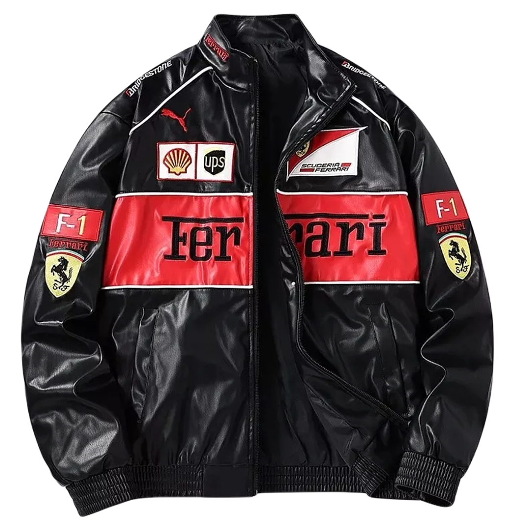 FERRARI F1 LEATHER JACKET