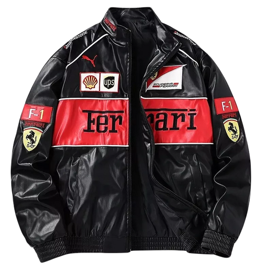 FERRARI F1 LEATHER JACKET