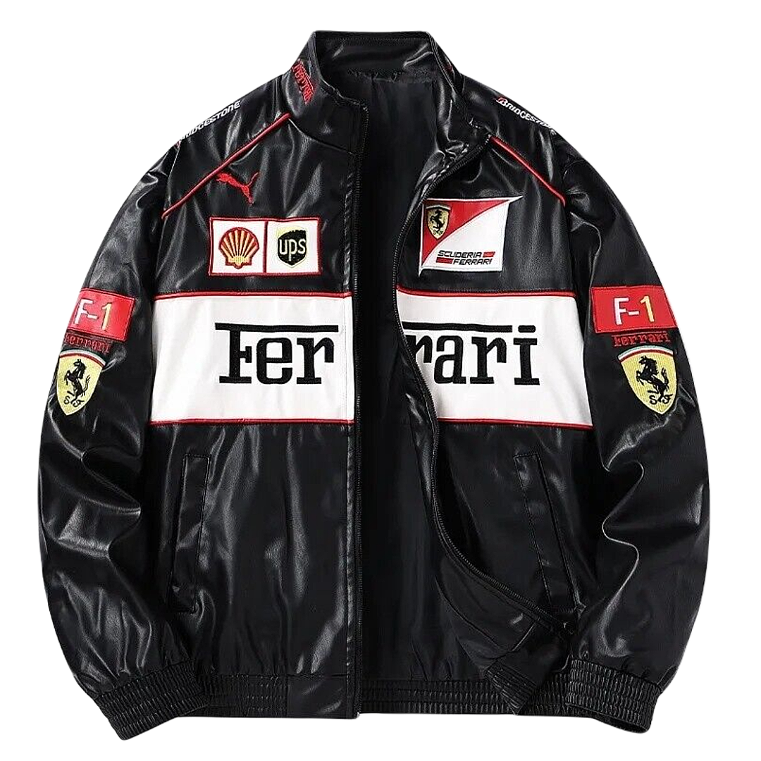 FERRARI F1 LEATHER JACKET