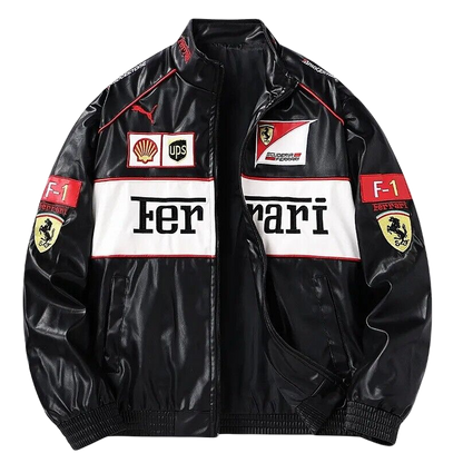 FERRARI F1 LEATHER JACKET