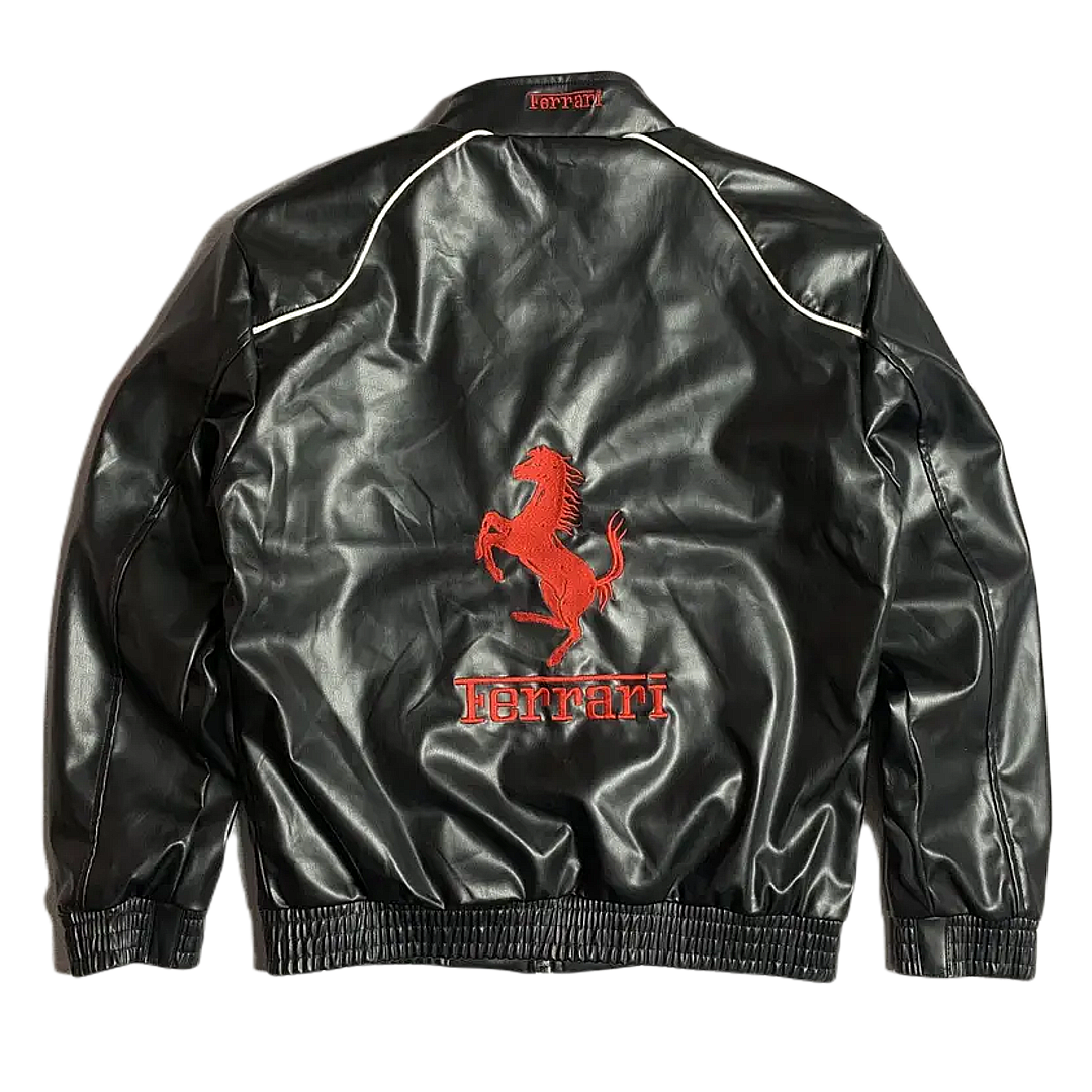 FERRARI F1 LEATHER JACKET