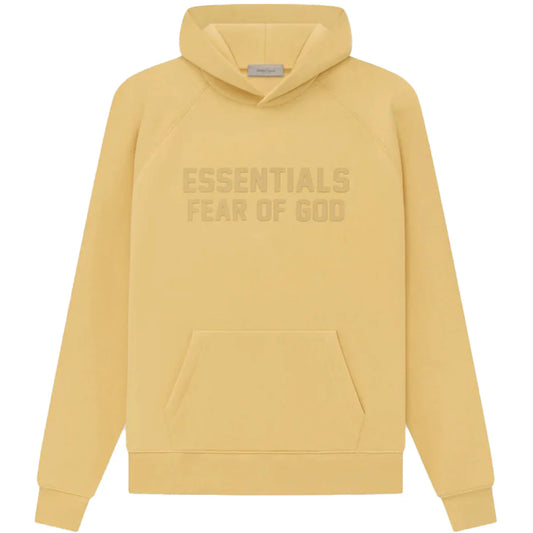 FEAR OF GOD ESSENTIALS HOODIE LIGHT TUSCAN