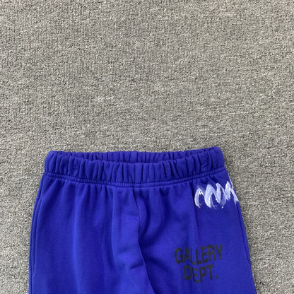 Gallery Dept Paint Sweatpants Blue