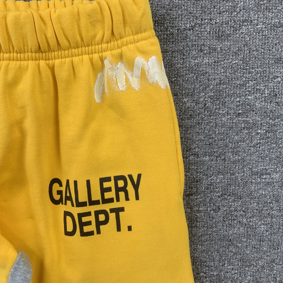 Gallery Dept Paint Sweatpants Yellow